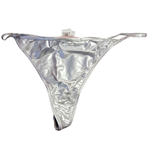 Missguided x Playboy Silver Bikini - Picture 7 of 12